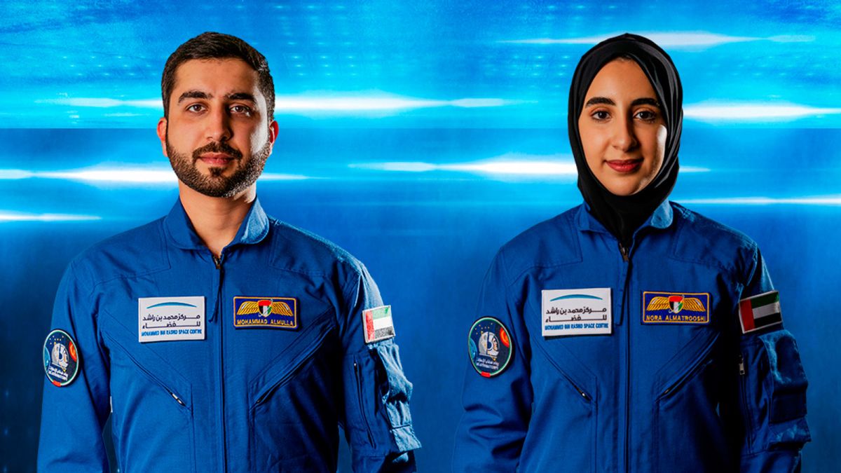 noura al-matroushi and niganned al-mulla uae astronauts