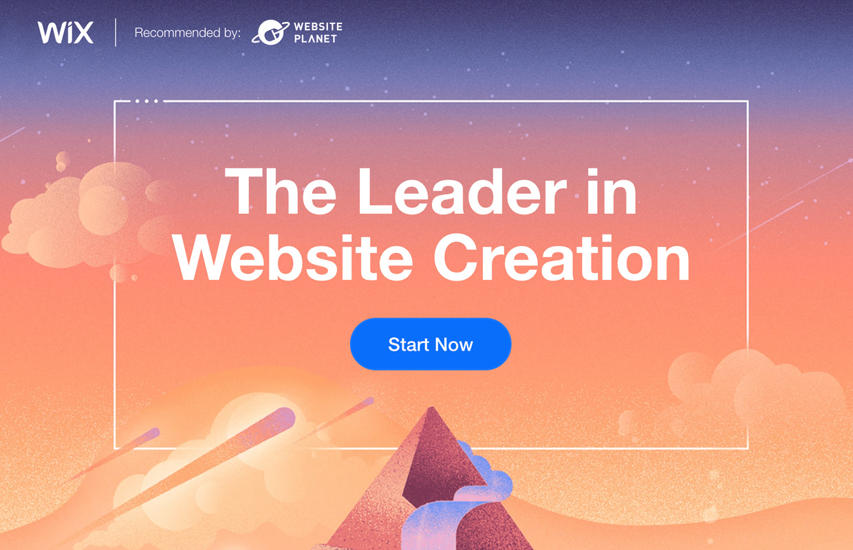 create a website wix homepage