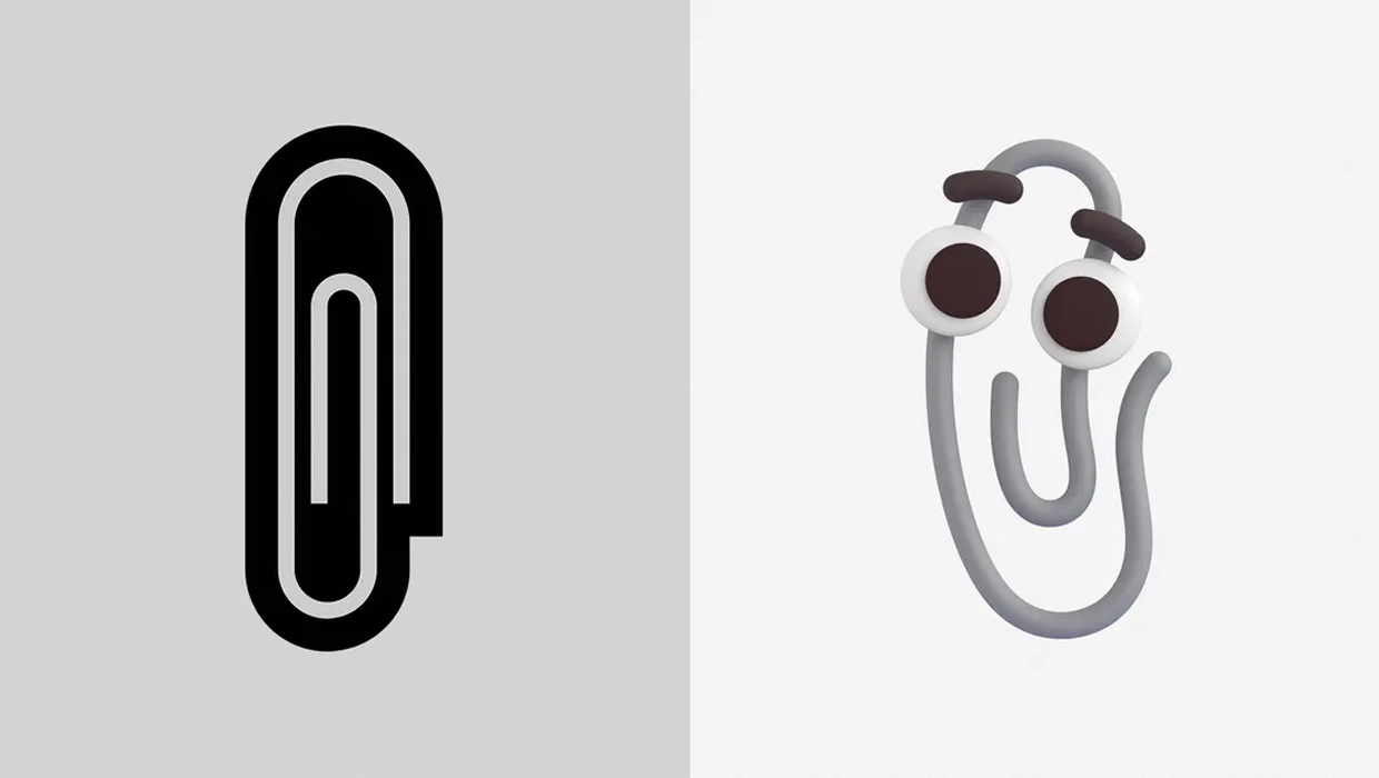 clippy replaces the old and flat paperclip