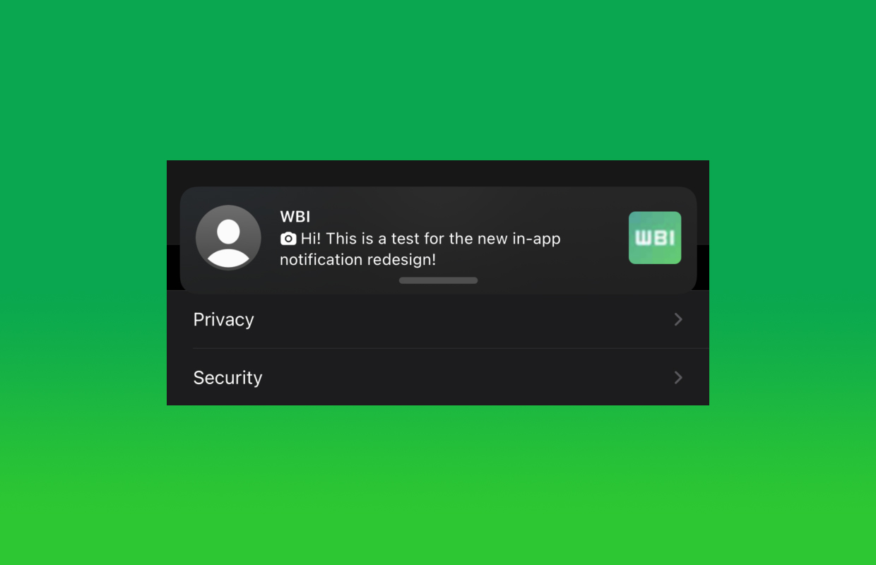 new in-app notifications for ios