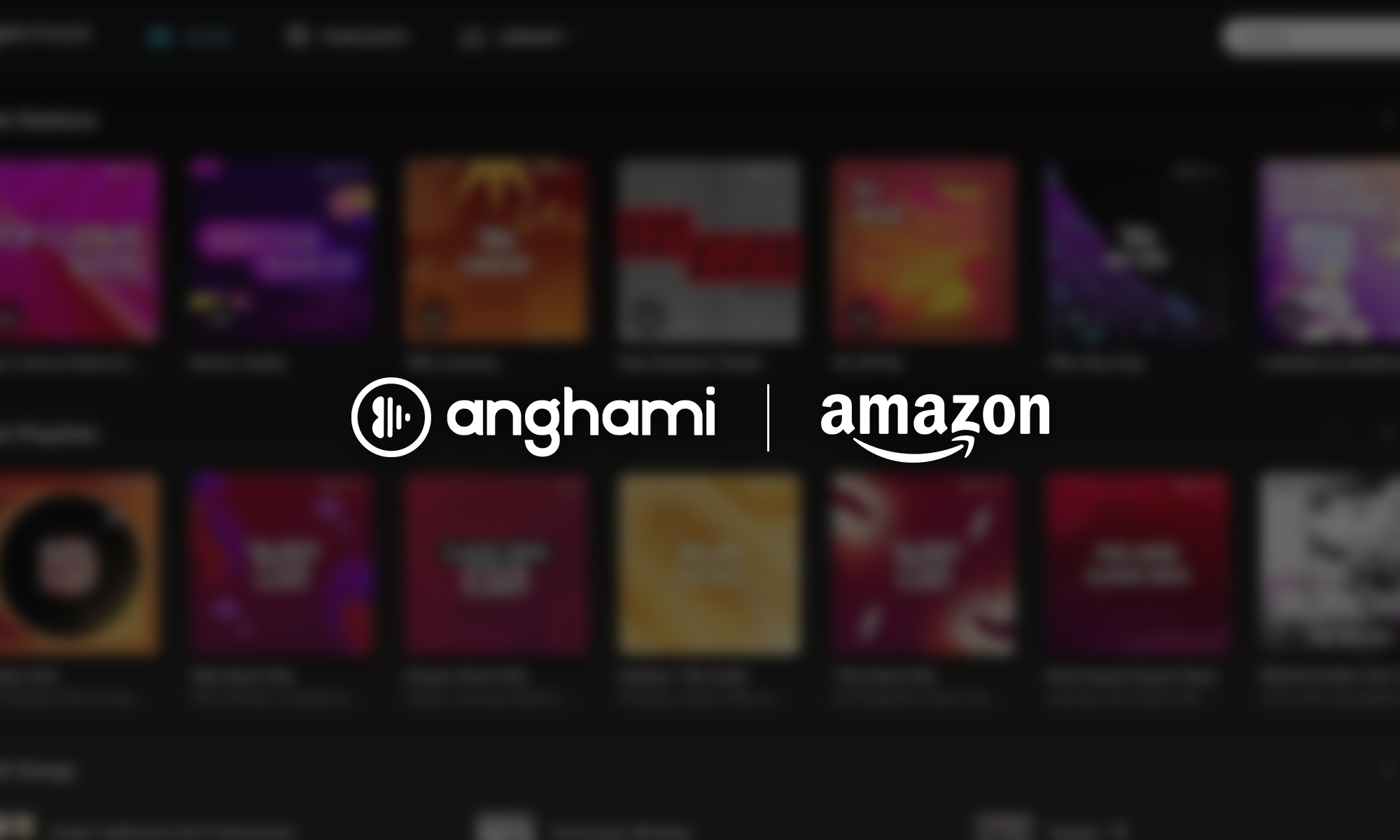 amazon has partnered with music streaming service anghami