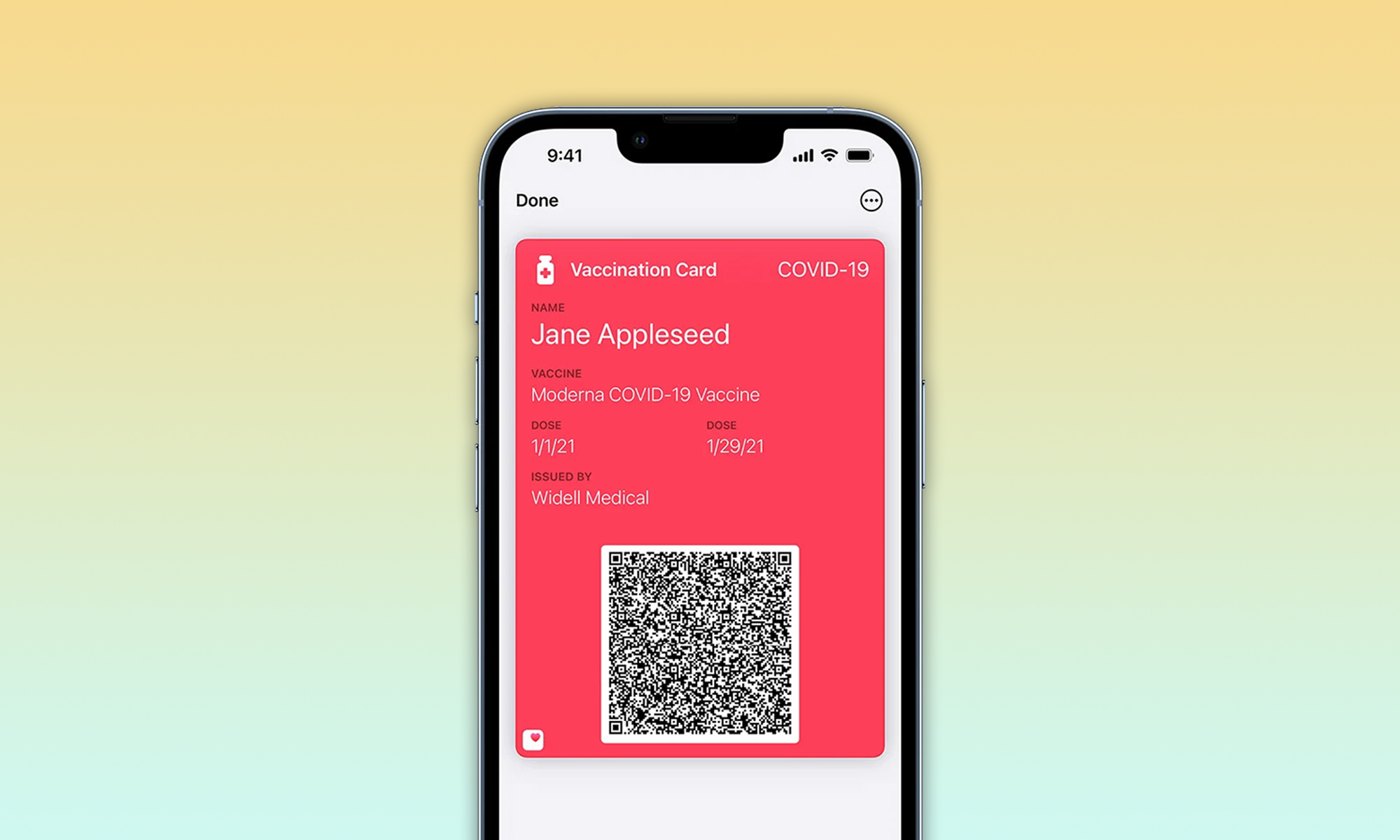 apple wallet will be able to store covid-19 vaccination cards