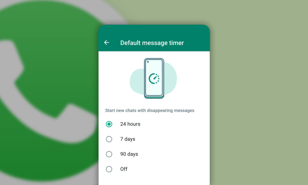 how to enable whatsapp disappearing messages for all chats