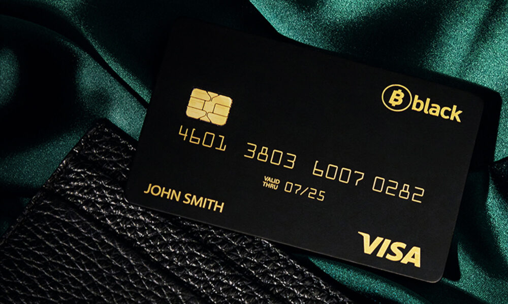 bitcoinblack launches no limit visa crypto credit card in uae