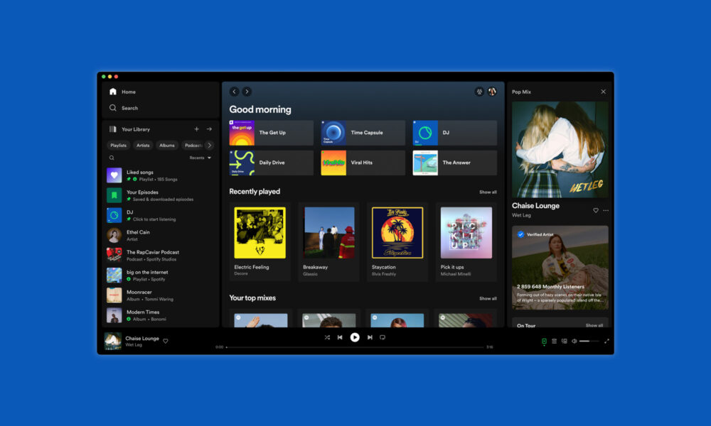 spotify desktop gets a new look and upgraded features