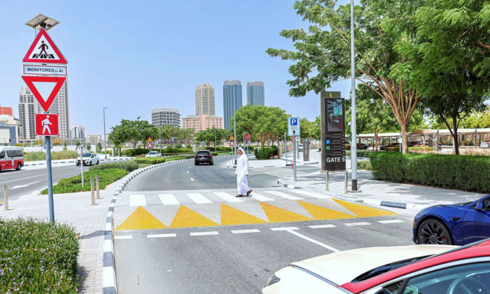 dubai community launches ai-powered pedestrian crossings