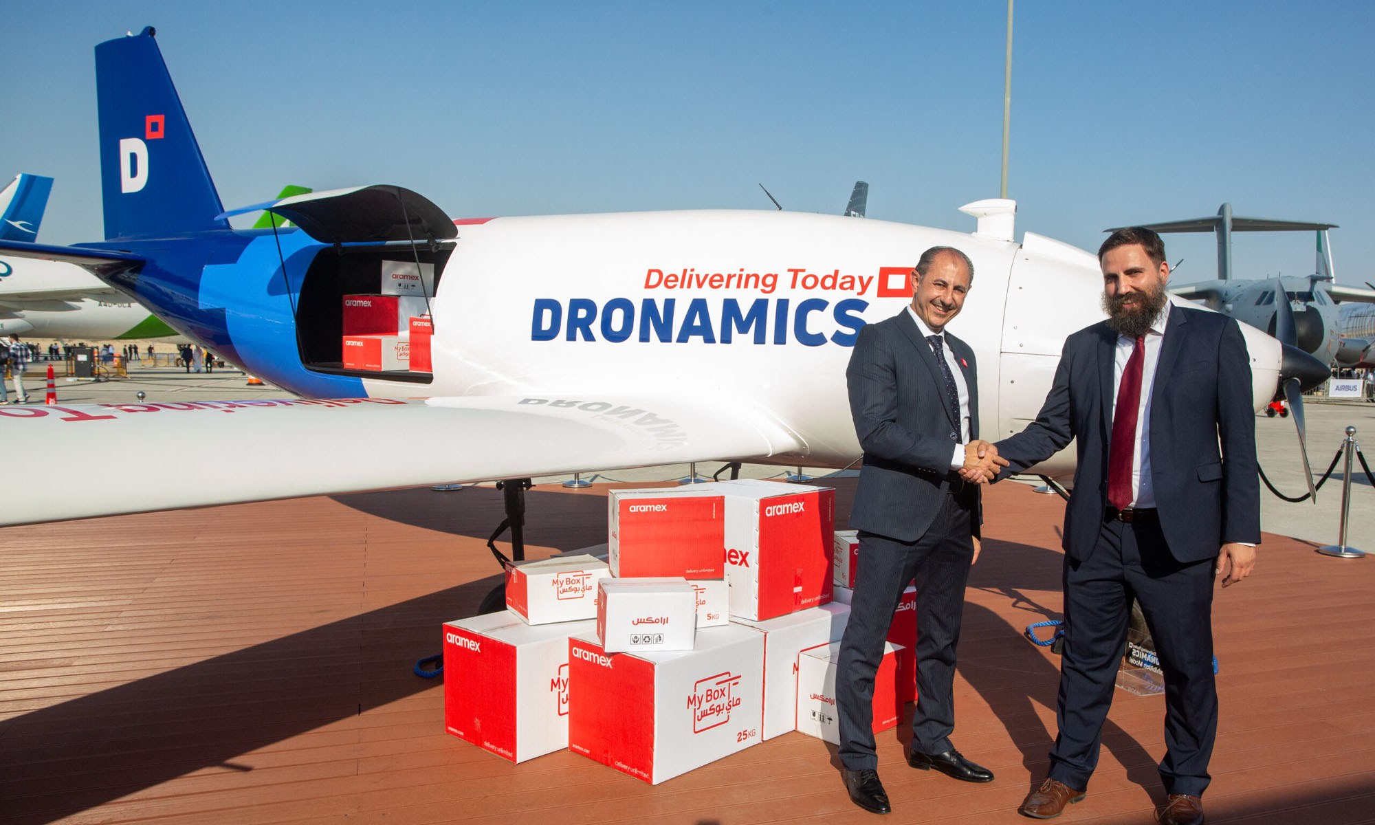 aramex and dronamics partnership