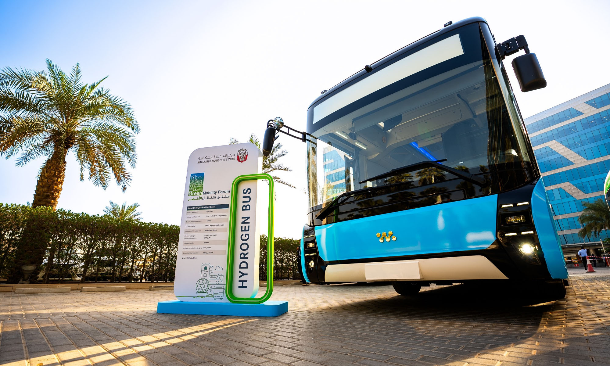 wisdom motor brings first zero-emission bus to gcc