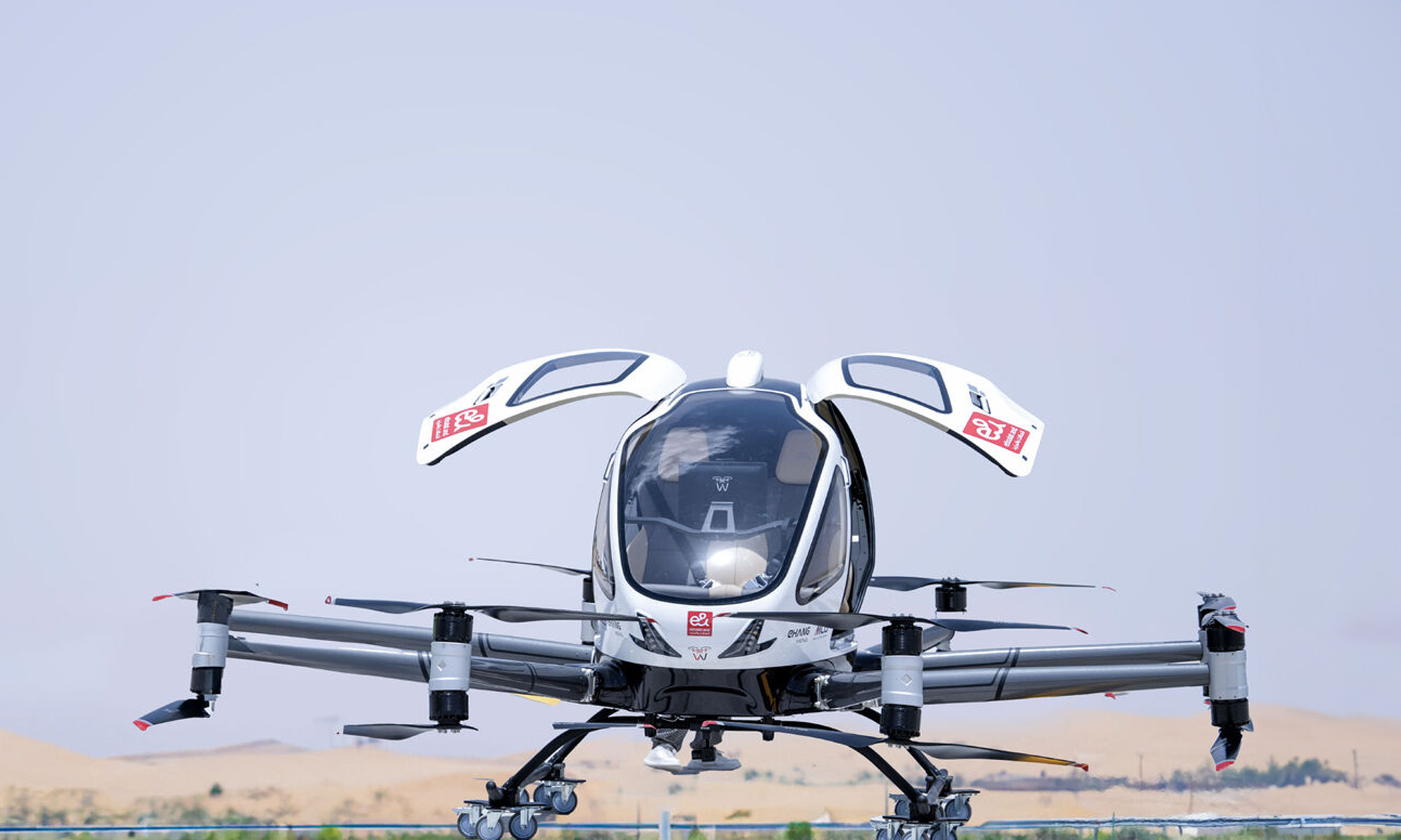 abu dhabi hosts middle east's first passenger drone trials