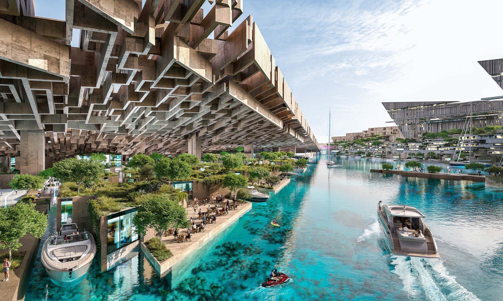 neom announces breathtaking luxury waterfront development