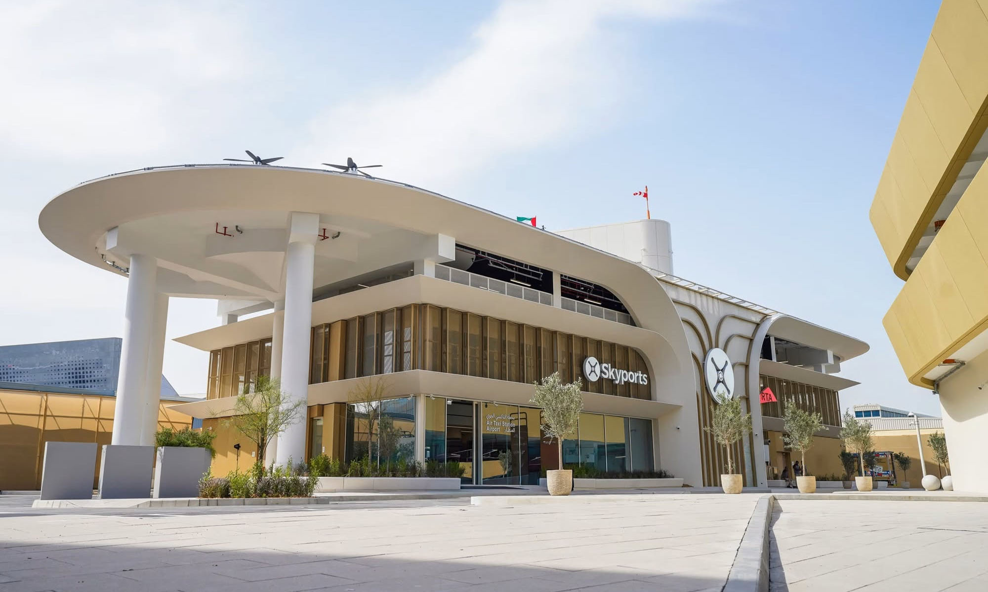 dubai certifies the world's first purpose-built air taxi vertiport