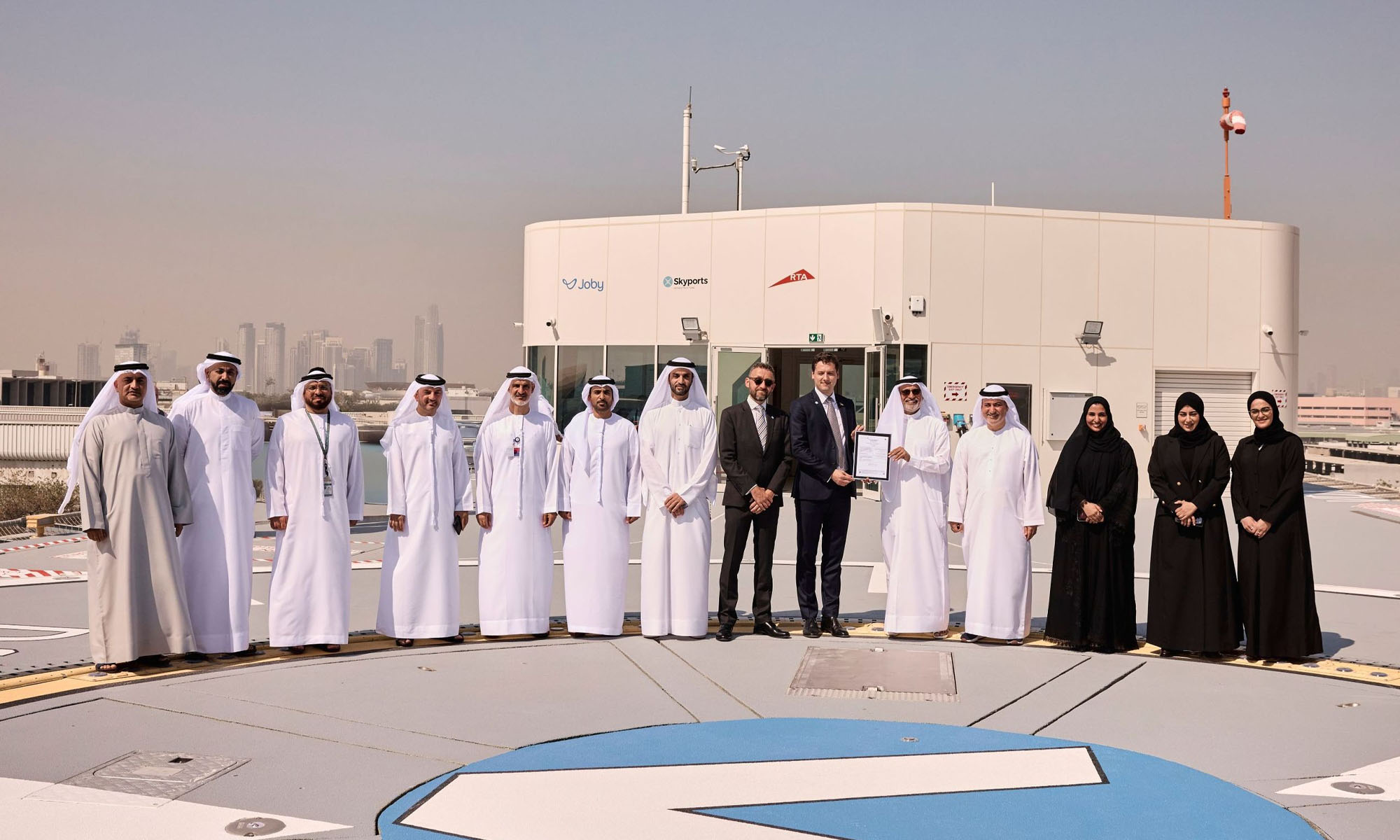 dubai uae vertiport skyport vdx certification